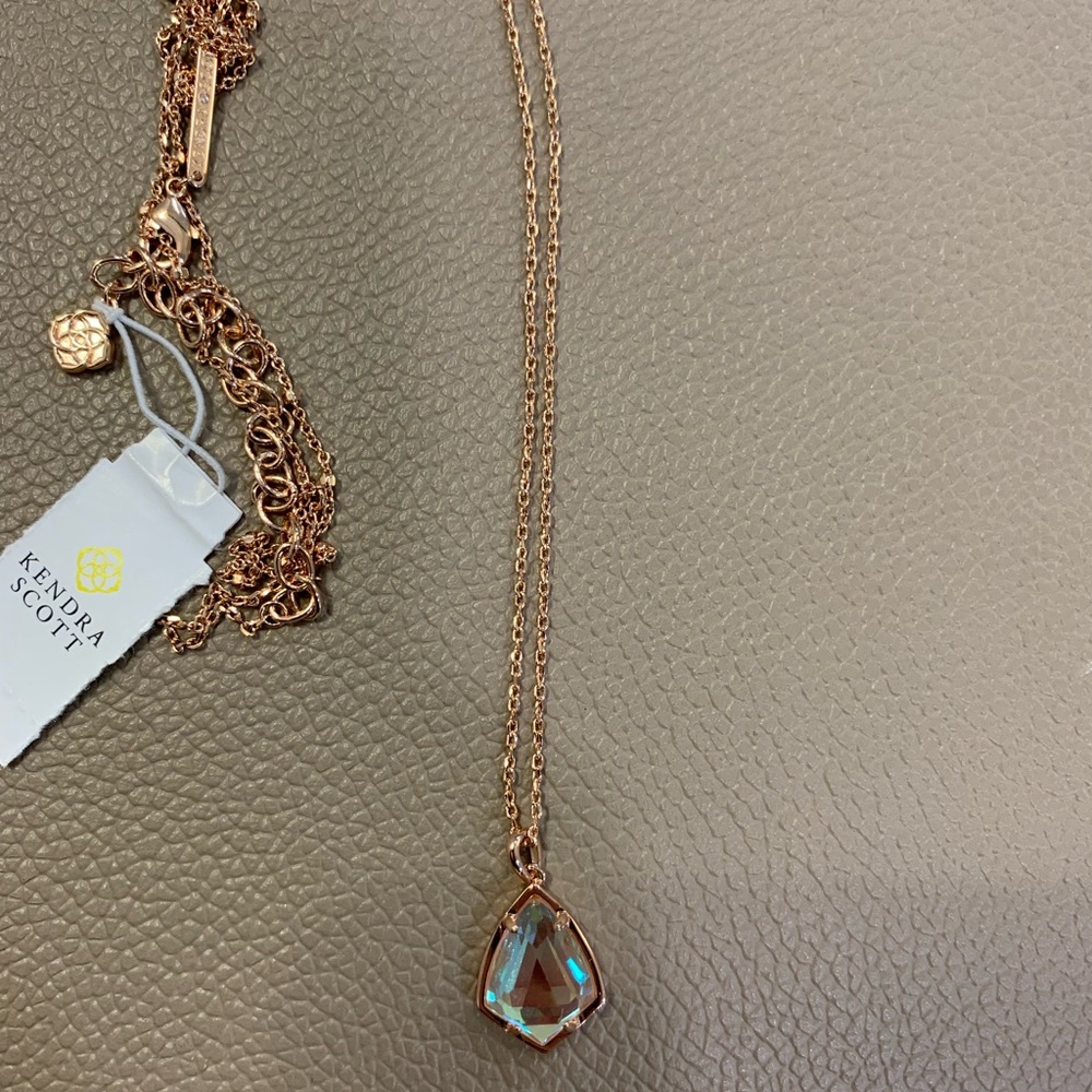 Kendra Scott Gold Necklace with Dainty Pendant